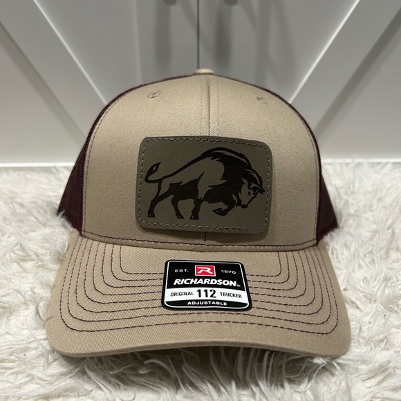 Trucker SnapBack Richardson 112 Hat. Buffalo - Picture 2 of 2